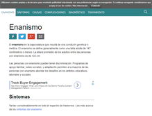Tablet Screenshot of enanismo.org